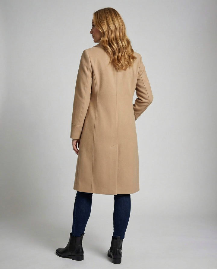 Slim Wollmantel Damen Winter
