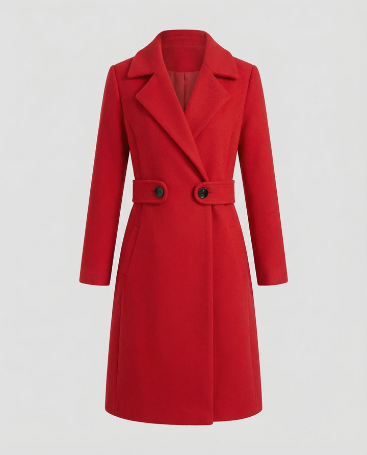 Slim Wollmantel Damen Winter