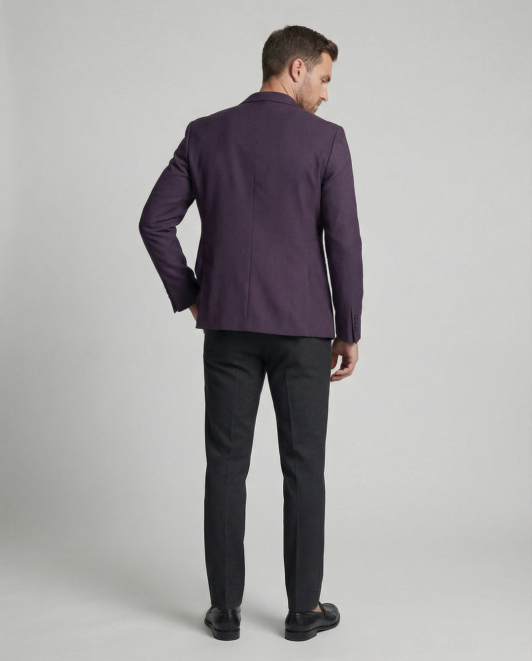 Herren Sportlicher Blazer mit Stickmotiv