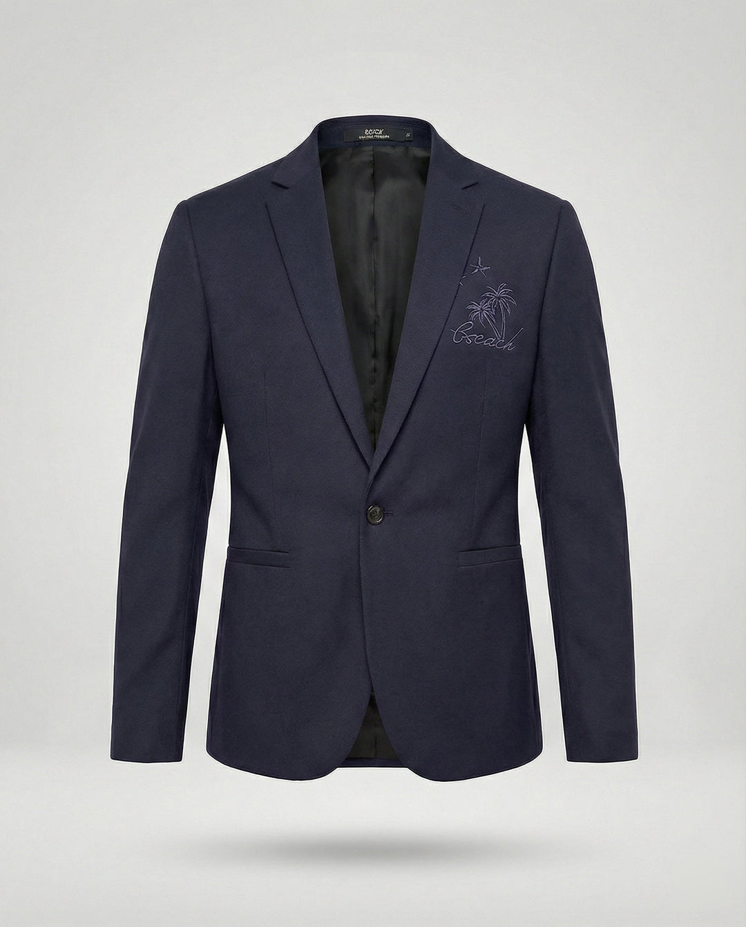 Herren Sportlicher Blazer mit Stickmotiv
