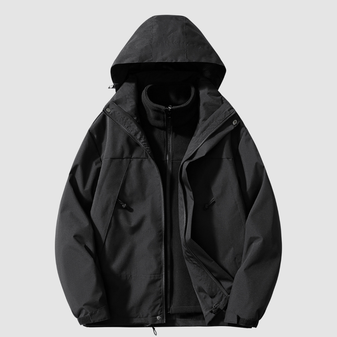 3-in-1 Fleece Winterjacke Komfort