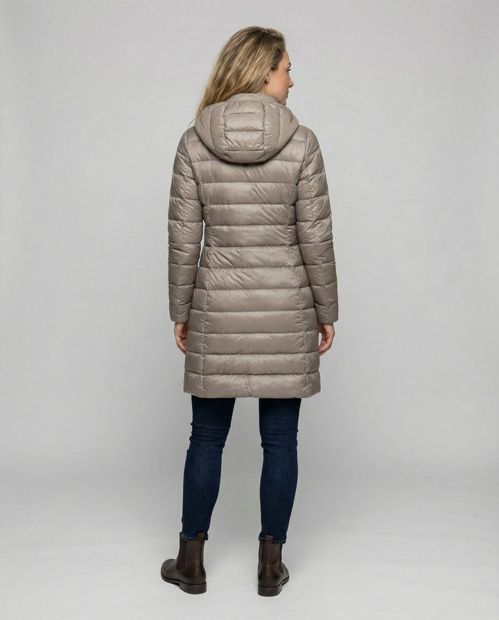 Warme Pelzkragen Damenjacke