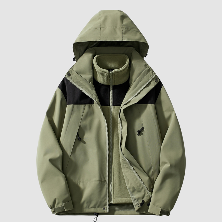 3-in-1 Fleece Winterjacke Komfort