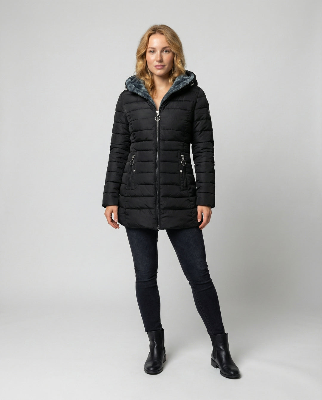 Lange Winterjacke Damen