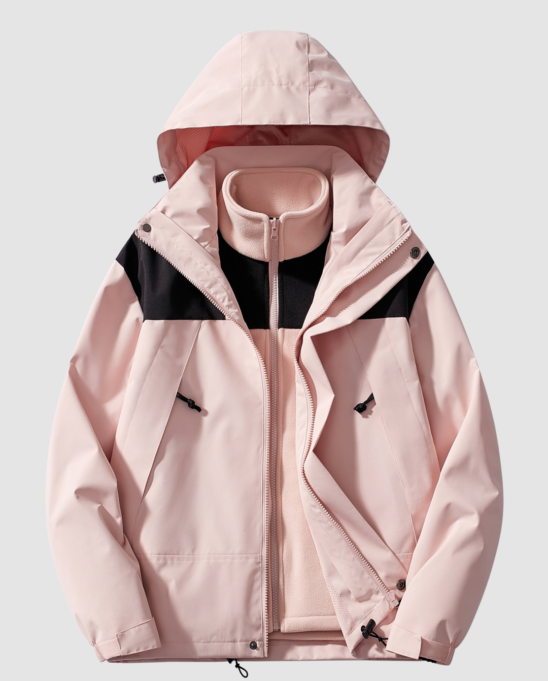 Warme Damen Winterjacke Fleece
