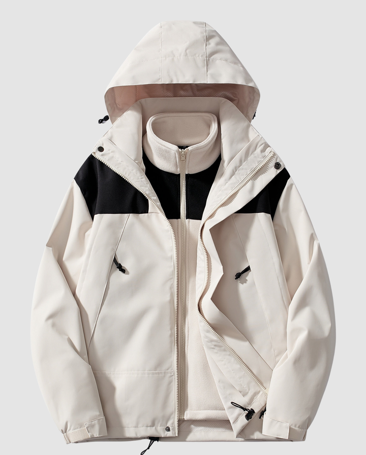 Warme Damen Winterjacke Fleece