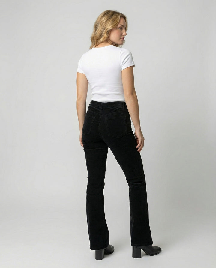 Bequeme Cord Schlaghose Damen