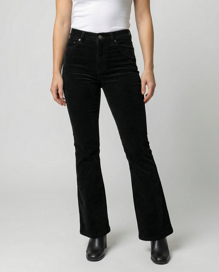 Bequeme Cord Schlaghose Damen