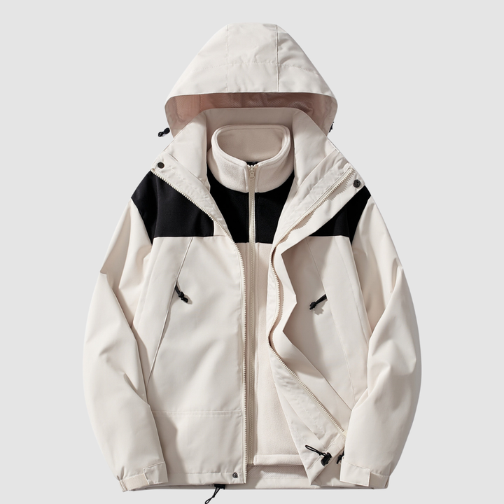 3-in-1 Fleece Winterjacke Komfort