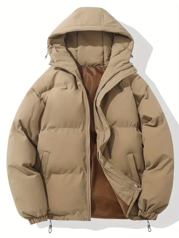 Warme Gepolsterte Jacke Kapuze Damen