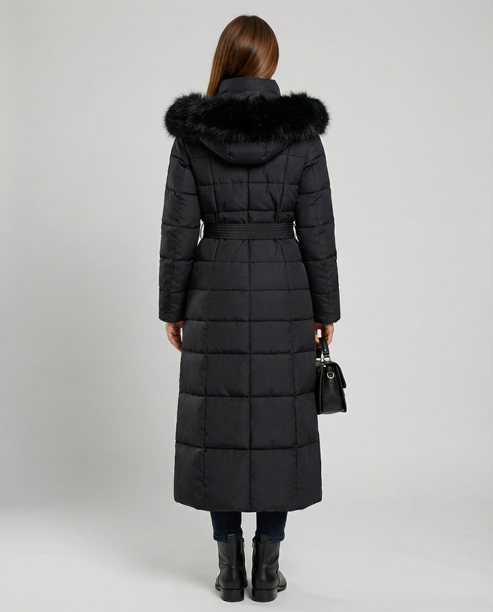 Eleganter Langer Wintermantel Damen
