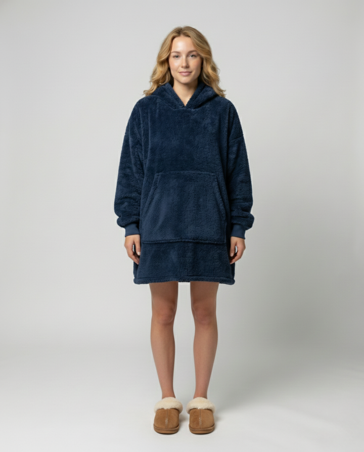 Oversize Flanell Hoodie Unisex