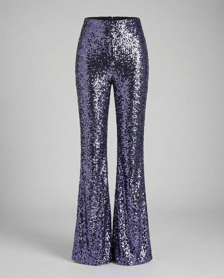 Glamouröse Herbst Paillettenhose