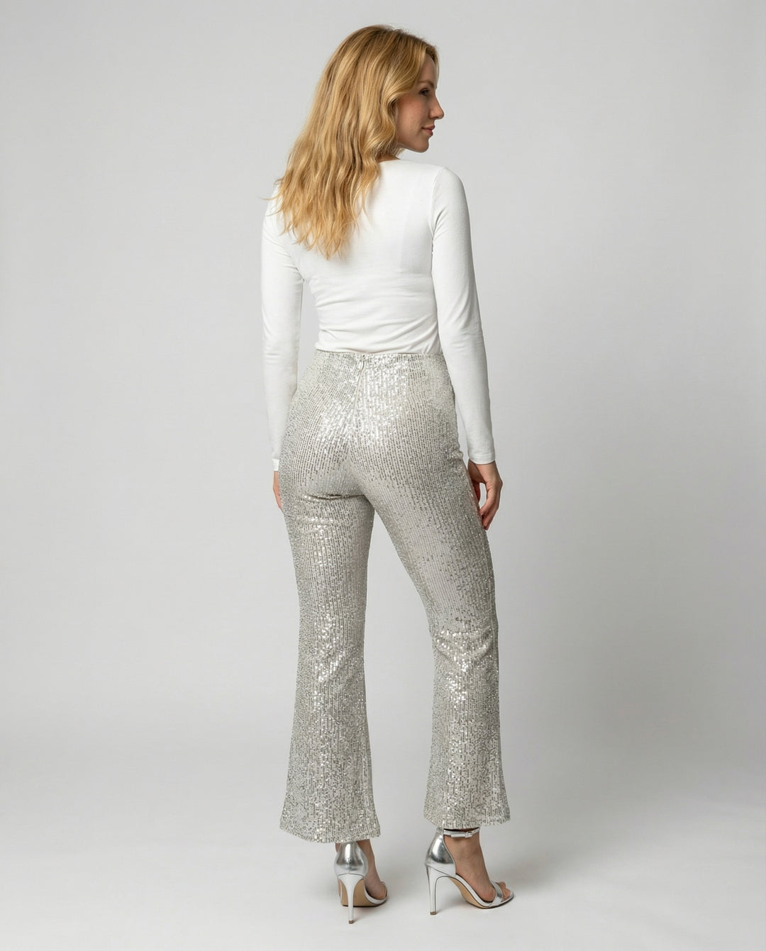 Glamouröse Herbst Paillettenhose