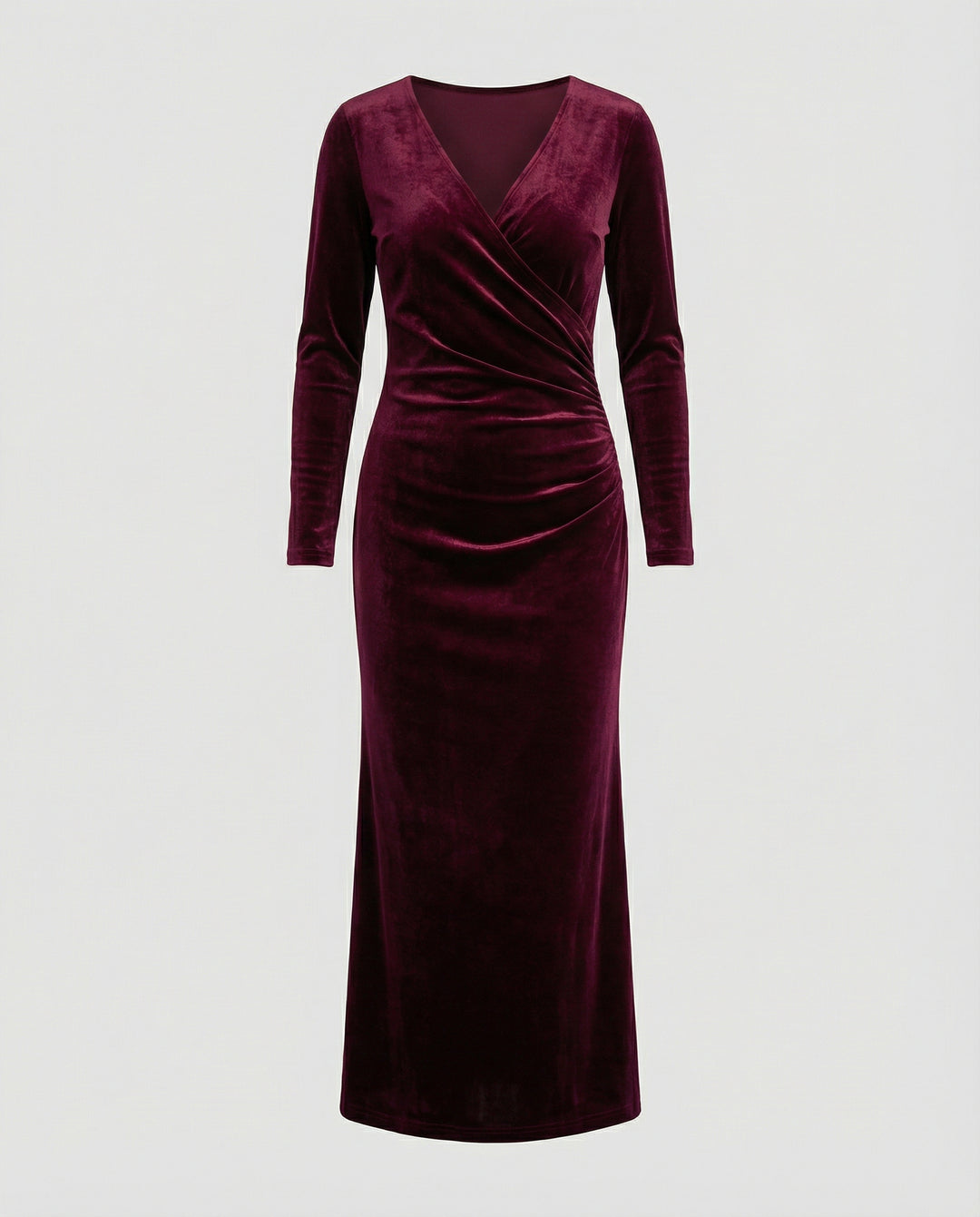 Elegantes Samt Bodycon Kleid
