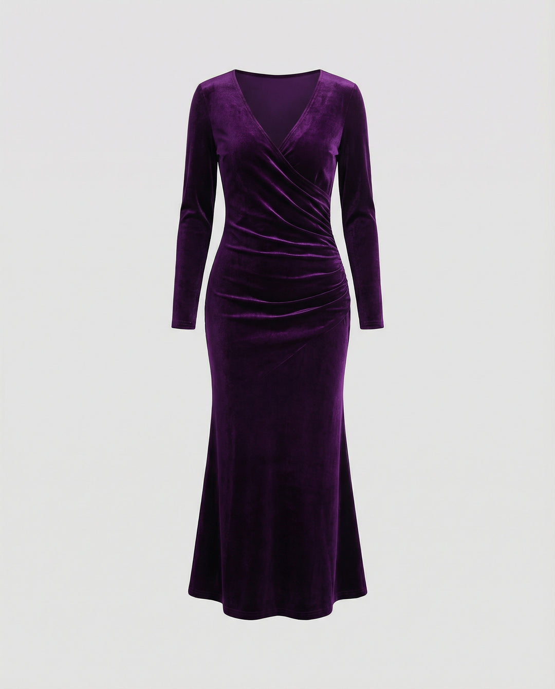Elegantes Samt Bodycon Kleid