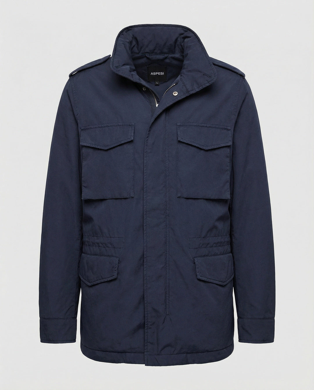 Herren Utility-Jacke mit hohem Kragen