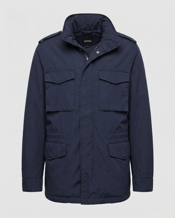 Herren Utility-Jacke mit hohem Kragen