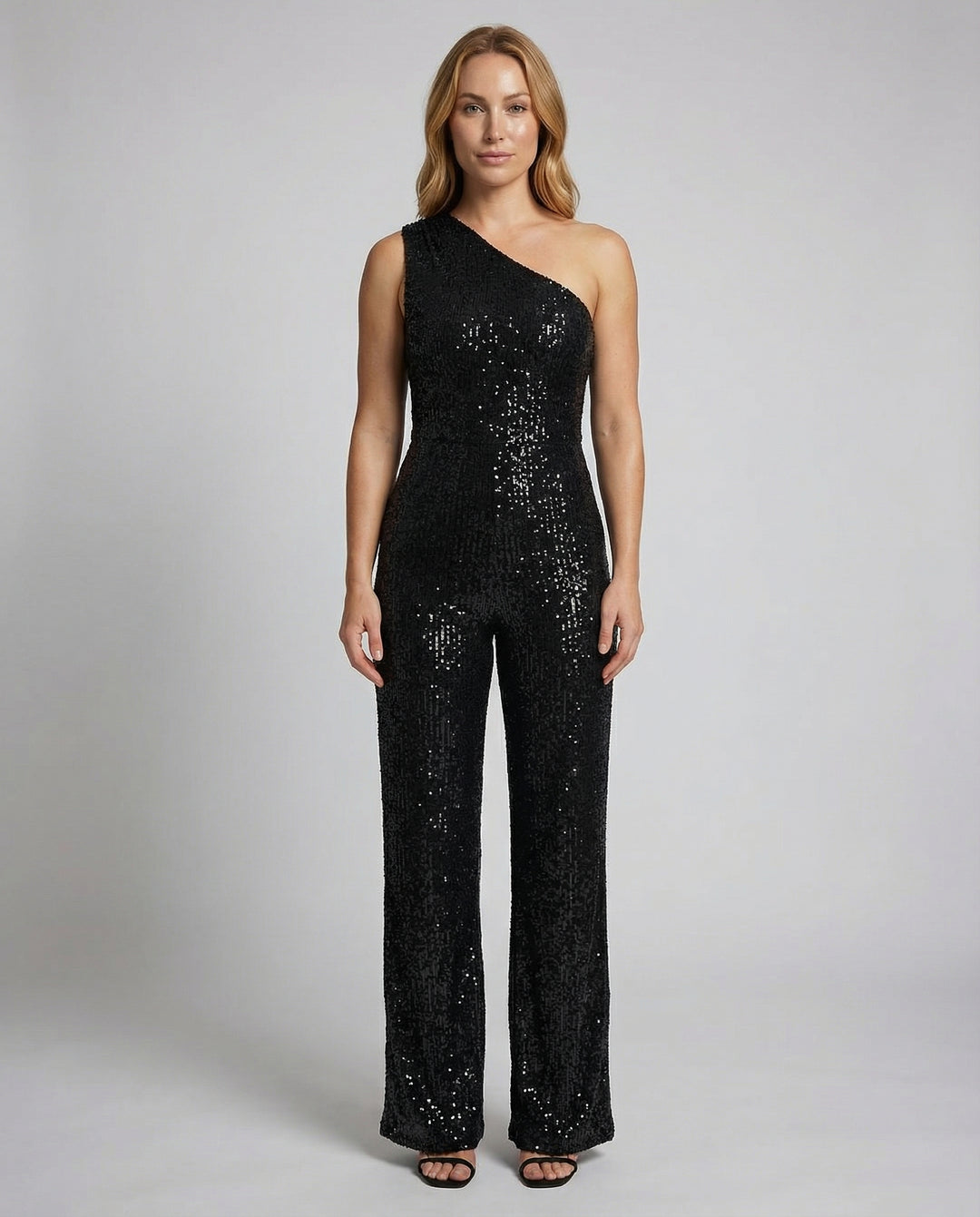 Moderner Pailletten Jumpsuit Damen