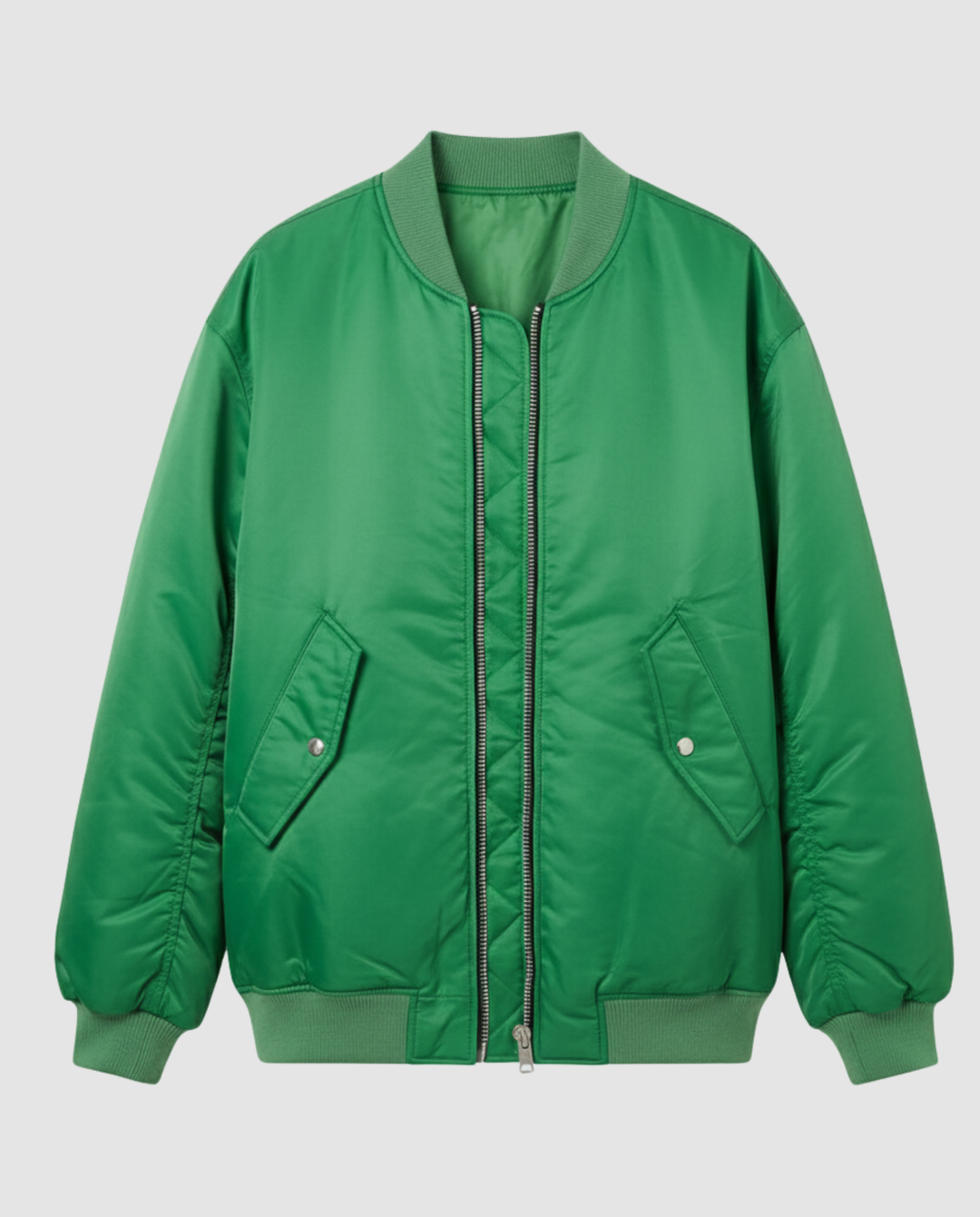 Lässige Oversize Bomberjacke