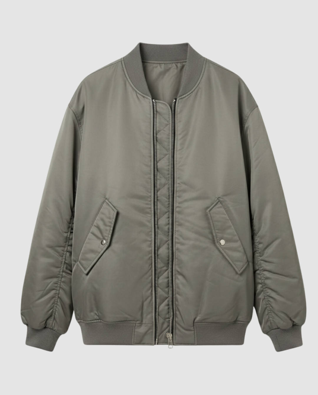 Lässige Oversize Bomberjacke