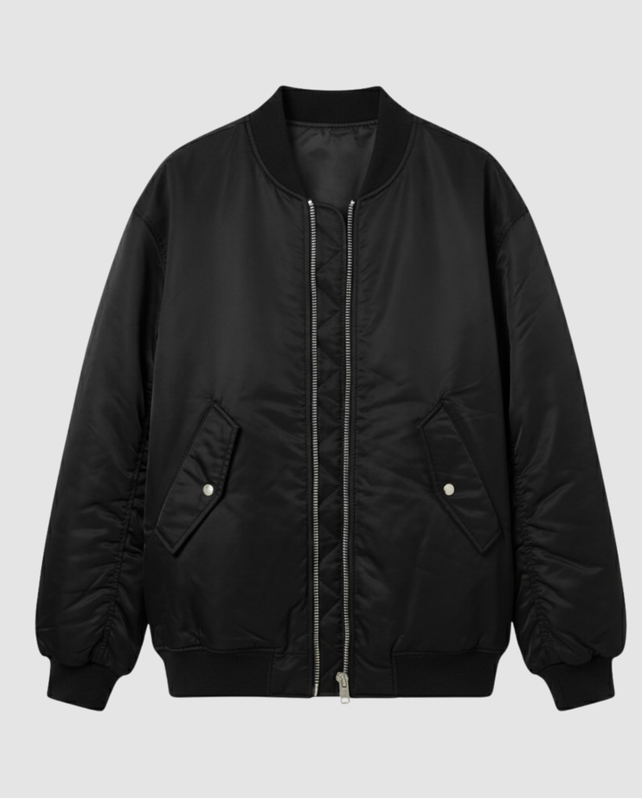 Lässige Oversize Bomberjacke