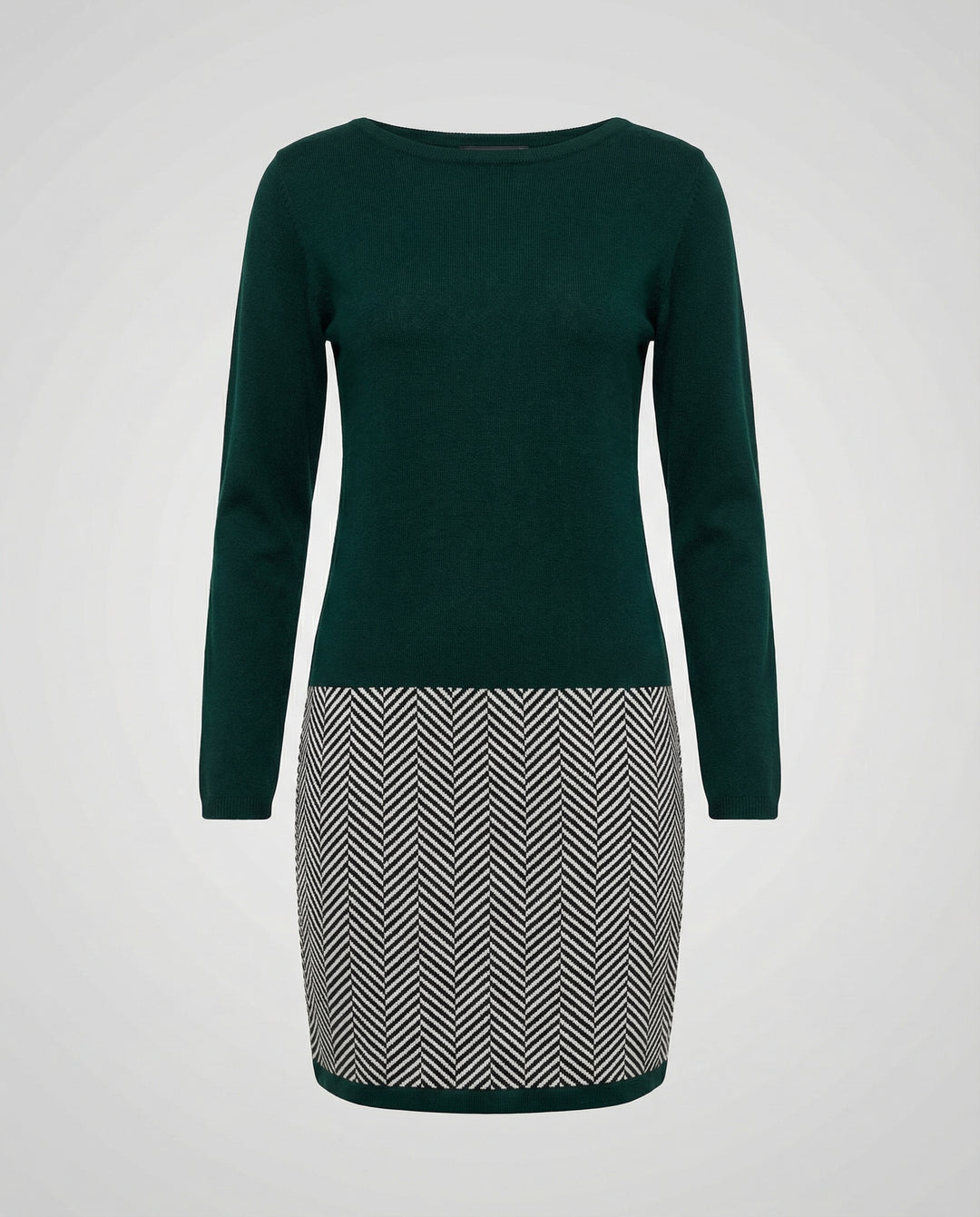 Schickes Hahnentritt Kleid Damen