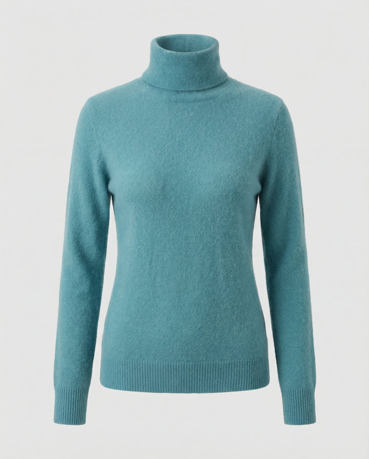 Weicher Kaschmir Rollkragenpullover Damen