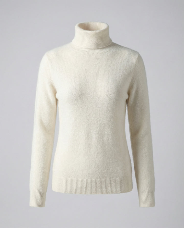 Weicher Kaschmir Rollkragenpullover Damen