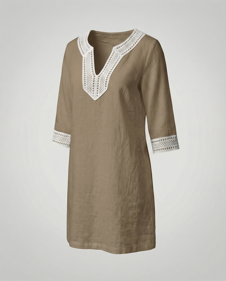 Lässiges Baumwollkleid Damen