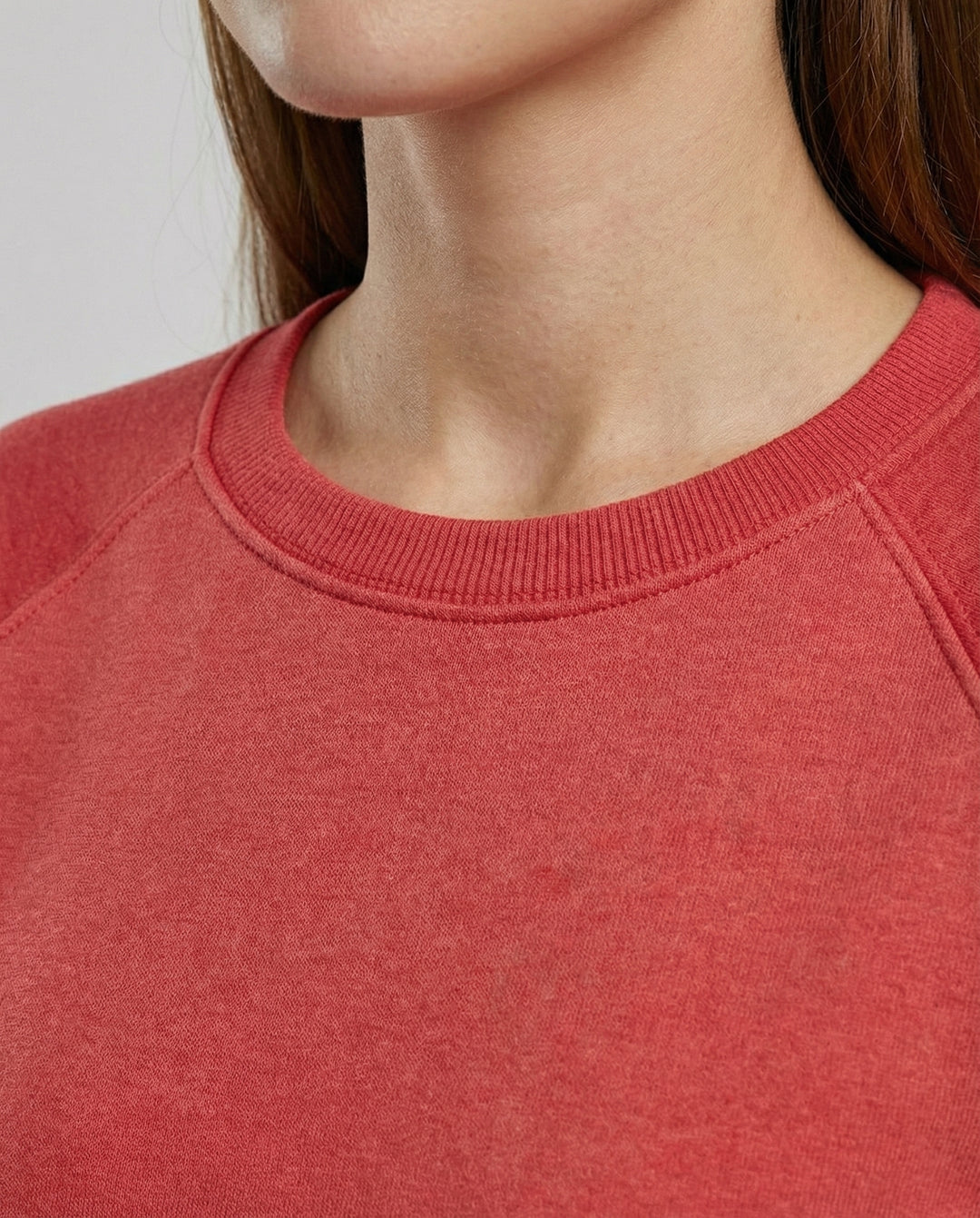 Bequemes Rundhals Sweatshirt Damen