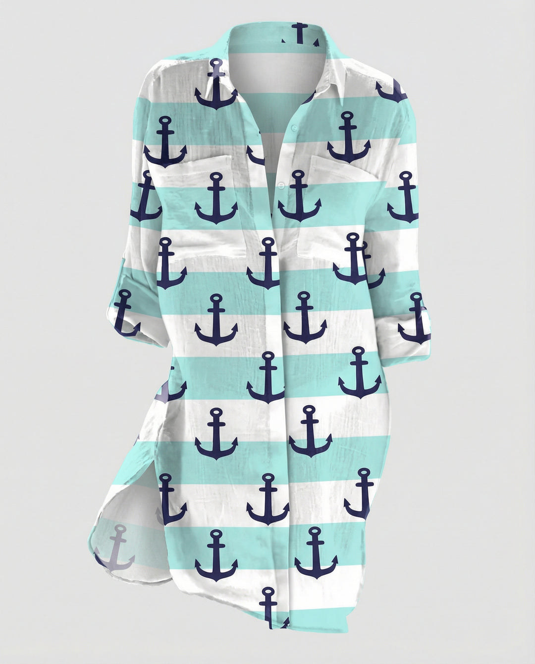 Lange Damen Strandbluse