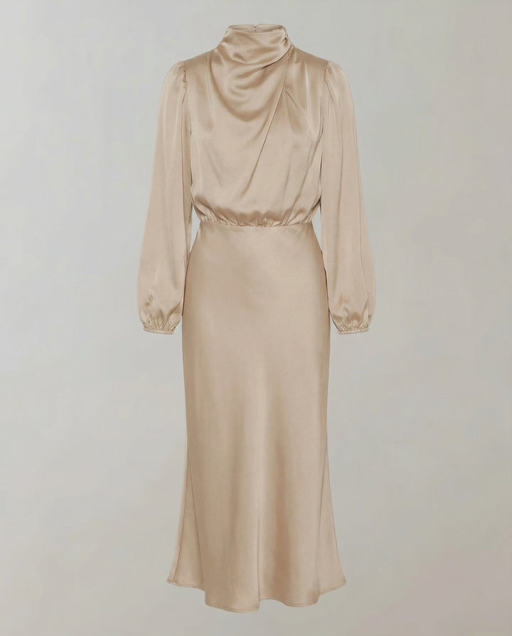 Elegantes Satinkleid Damen
