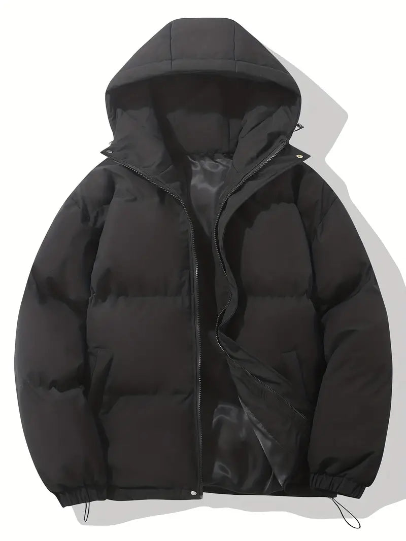 Warme Gepolsterte Jacke Kapuze Damen