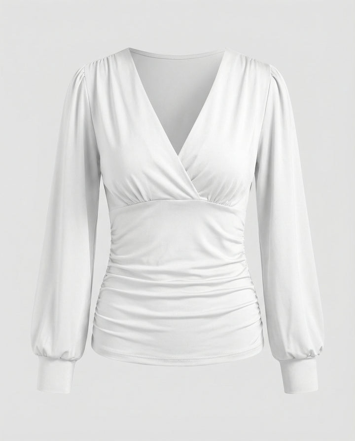 Elegantes Damen V-Neck Top