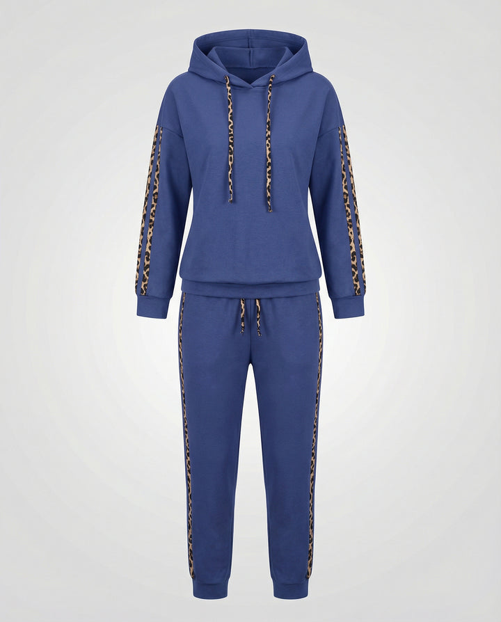 Zebramuster Damen Jogginganzug