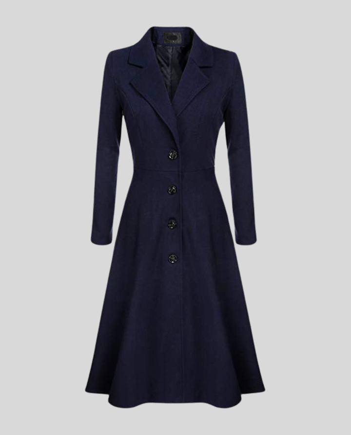 Eleganter Damen Wollmantel Winter