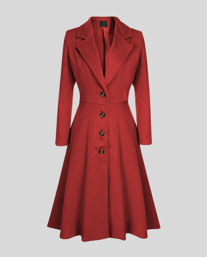 Eleganter Damen Wollmantel Winter