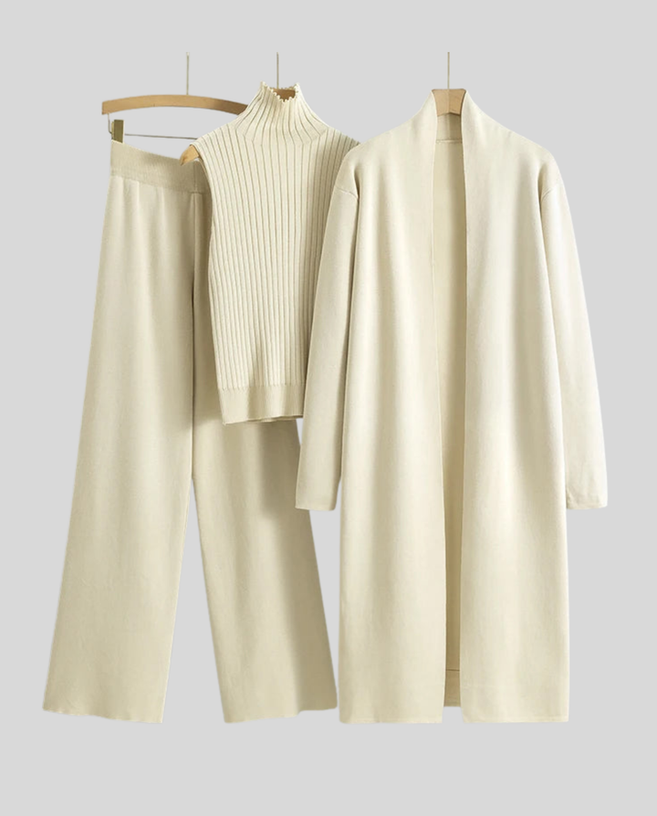Weiches Elegantes Kaschmir Set