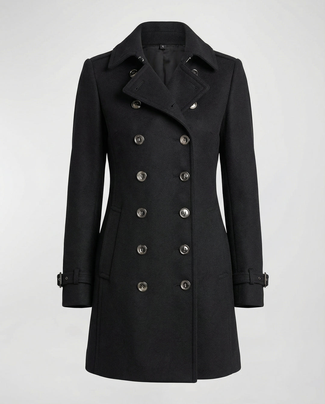 Eleganter Warmer Wollmantel Damen