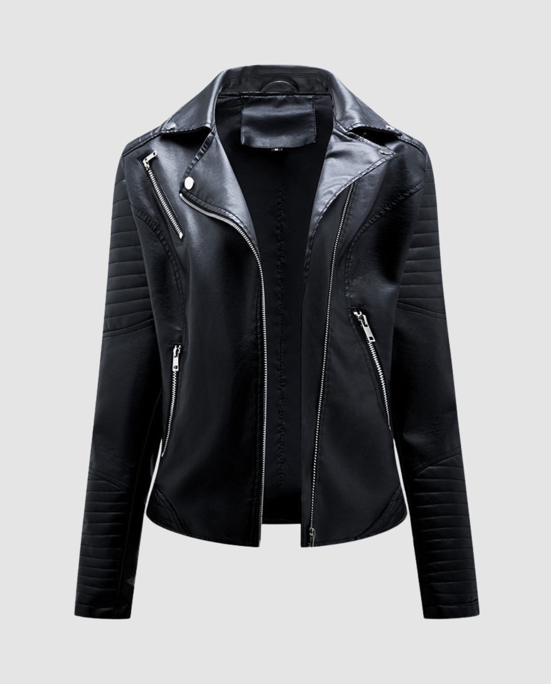 Elegante Kunstlederjacke Damen