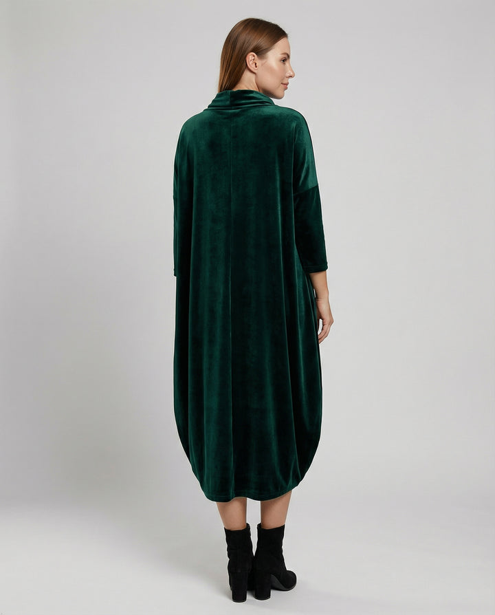 Elegantes Samt Kleid Damen