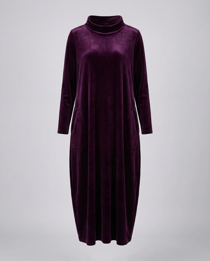 Elegantes Samt Kleid Damen