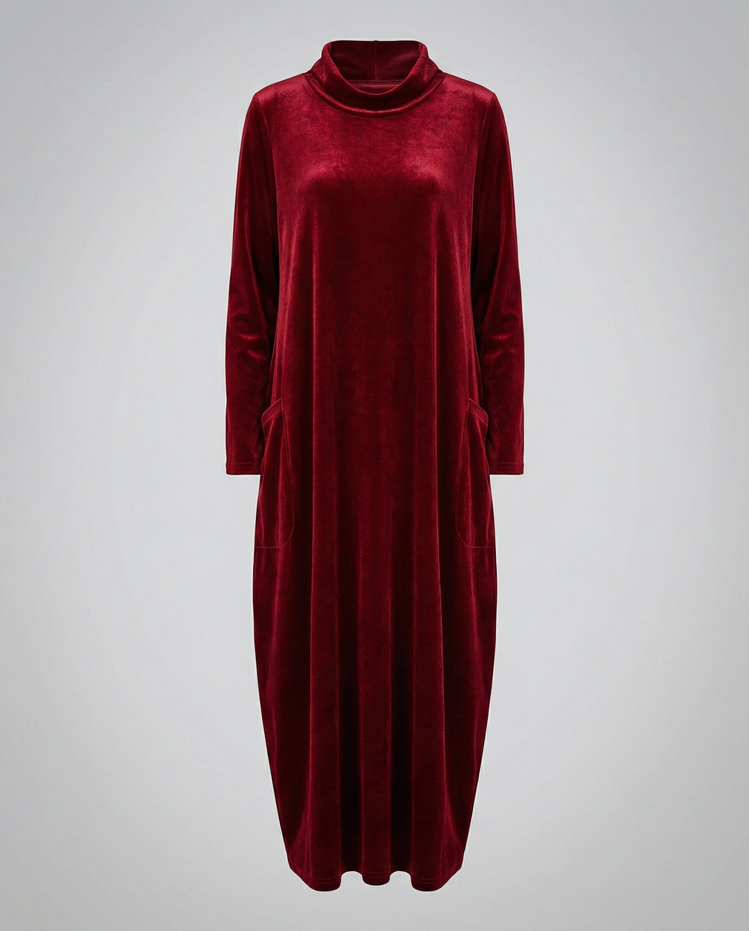 Elegantes Samt Kleid Damen