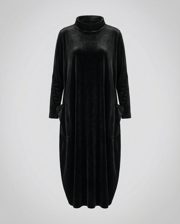 Elegantes Samt Kleid Damen