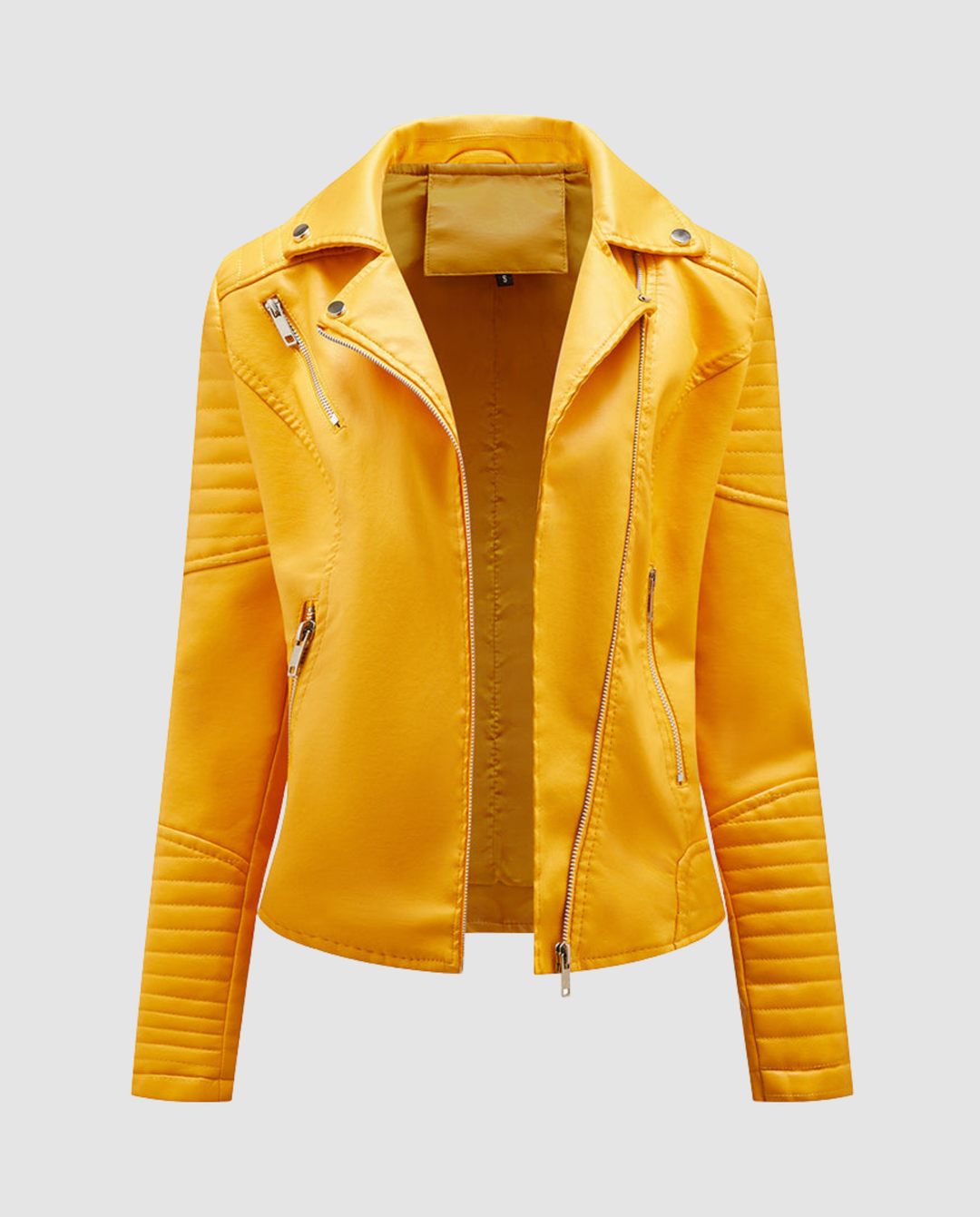 Elegante Kunstlederjacke Damen