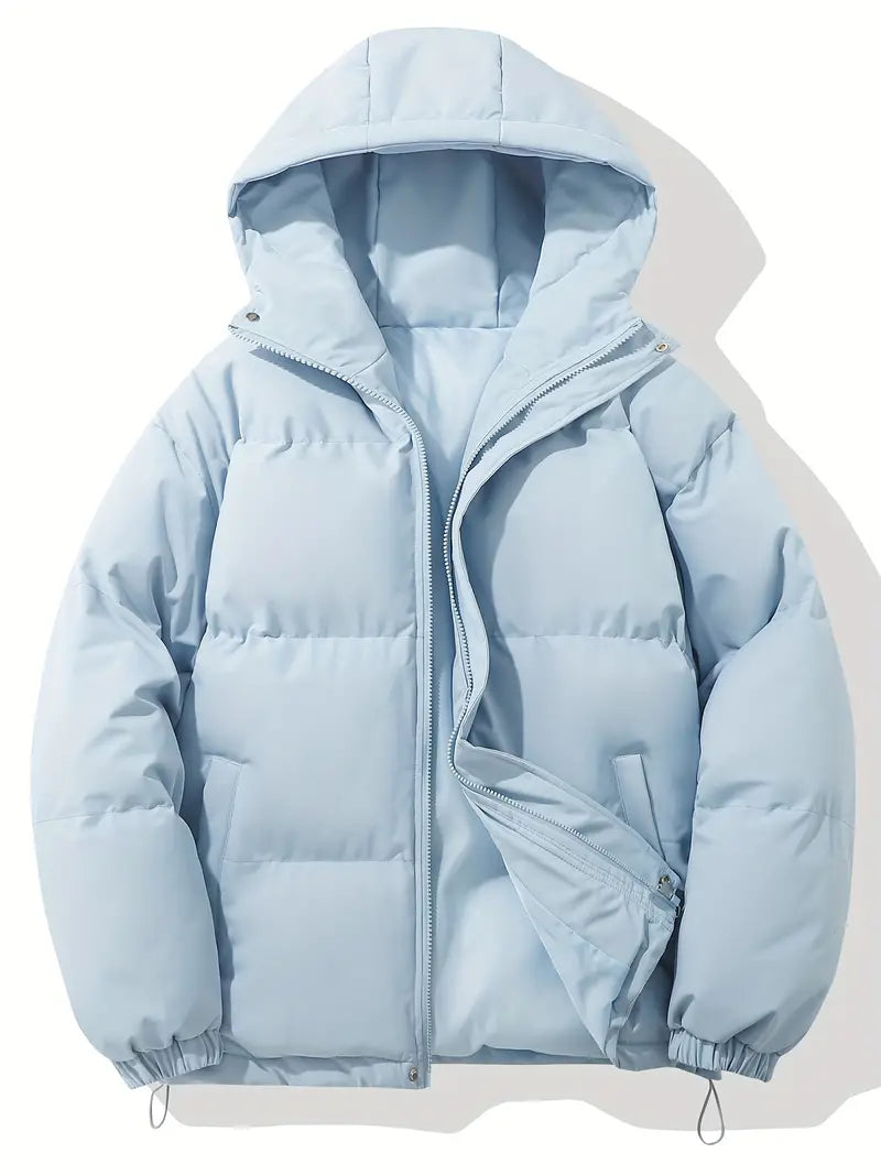 Warme Gepolsterte Jacke Kapuze Damen