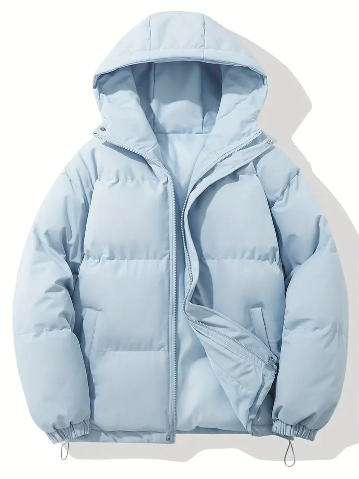 Warme Gepolsterte Jacke Kapuze Damen
