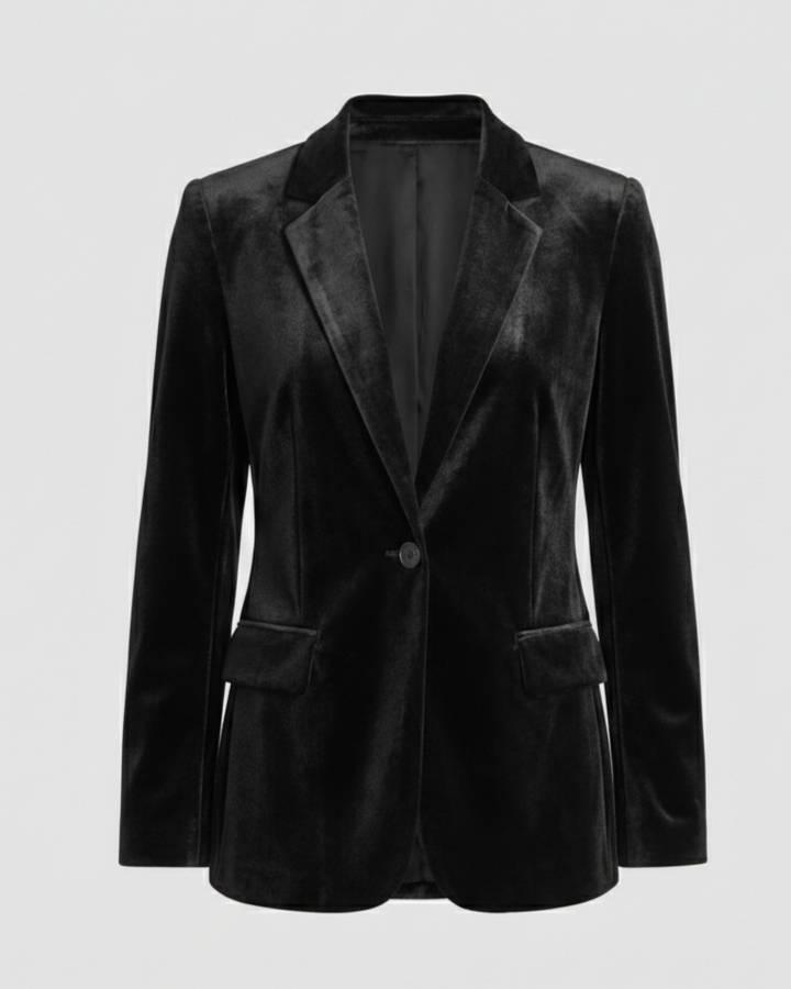 Eleganter Samtblazer Damenjacke