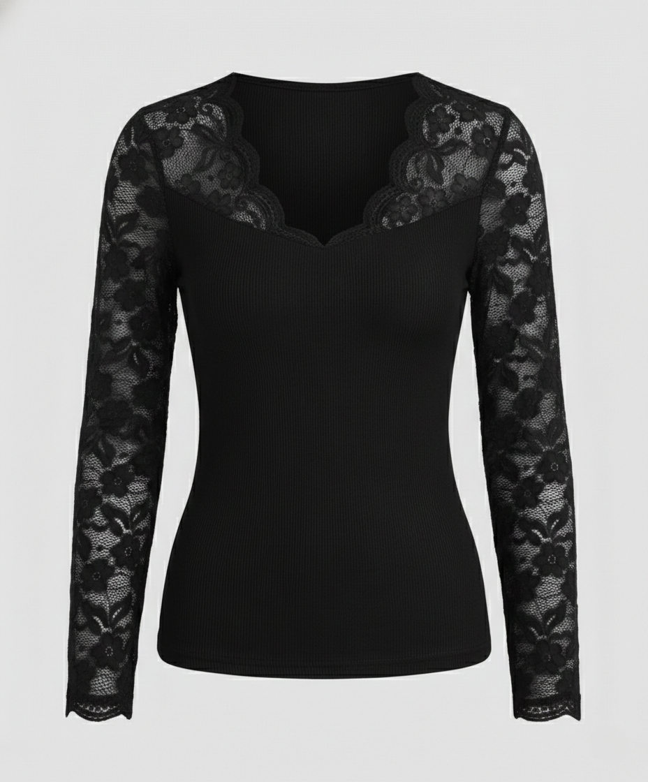 Eleganter Damen Spitzen-Bodysuit